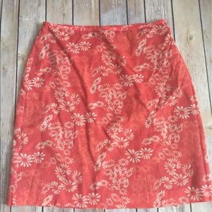 EUC Banana Republic Flowered Skirt